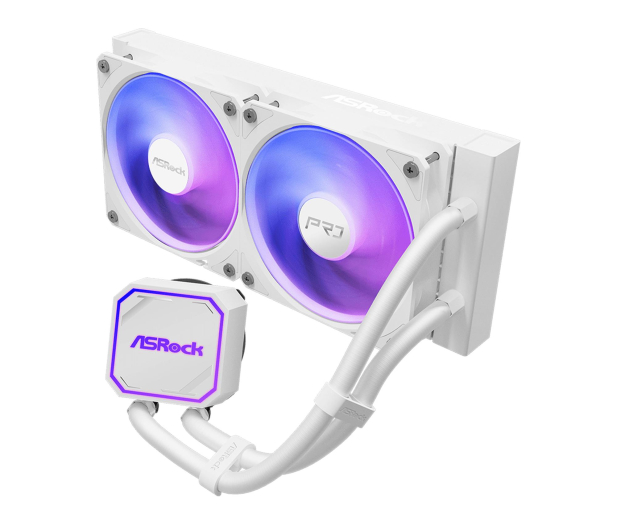 ASRock Pro White 240 ARGB 2x120mm - 1502296 - zdjęcie